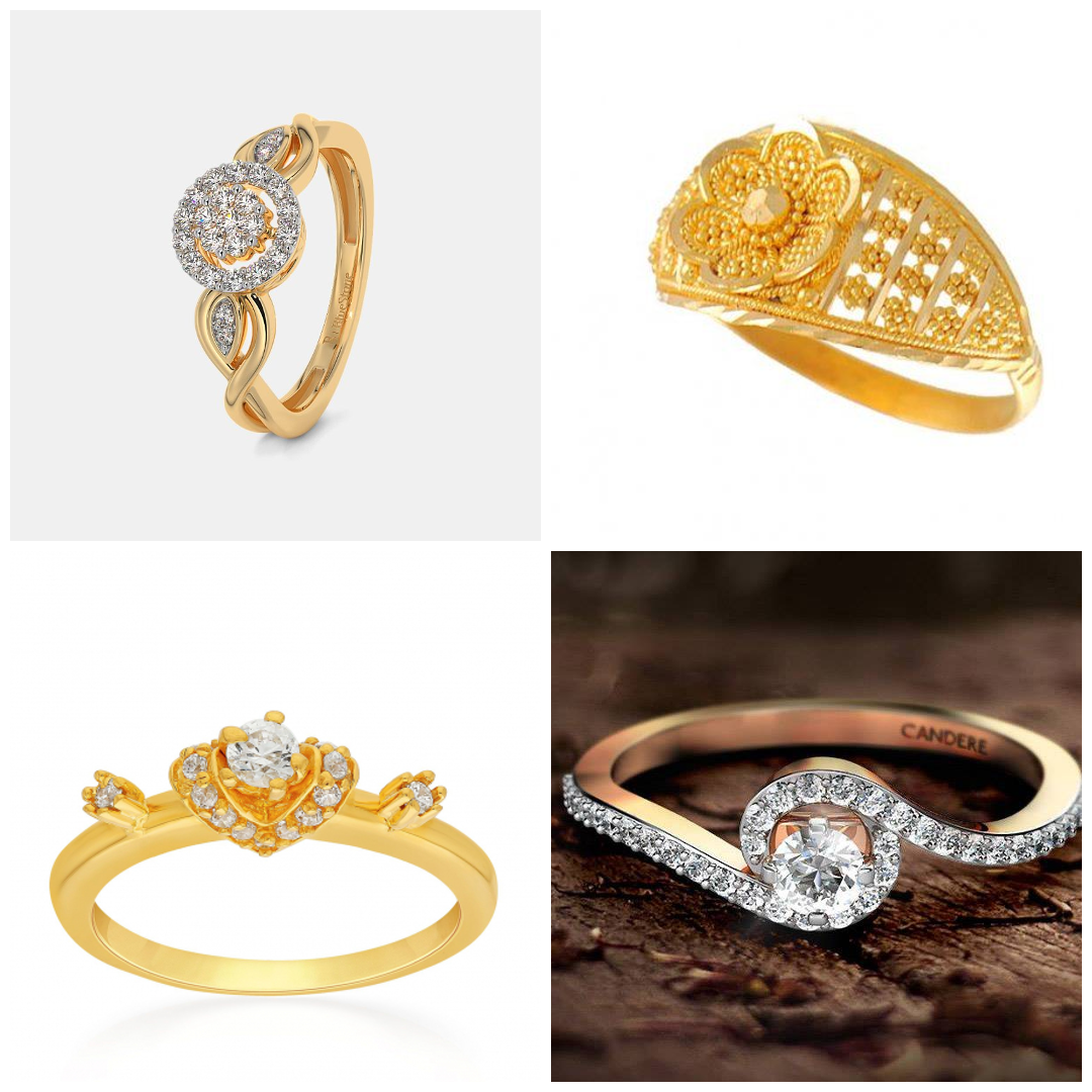 Exquisite Gold and Diamond Rings